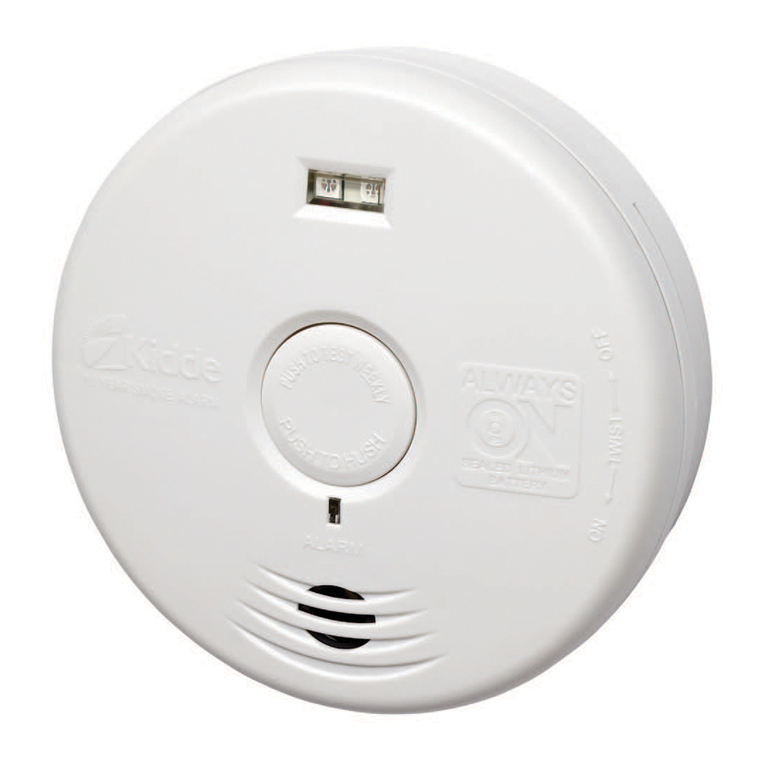 Kidde WFPL User manual