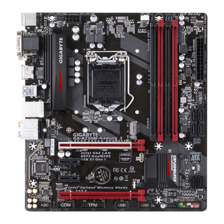 Gigabyte GA-B250M-Gaming 3 User manual