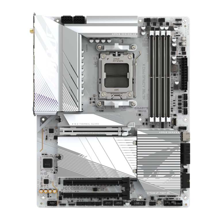 Gigabyte X670E AORUS PRO X user manual