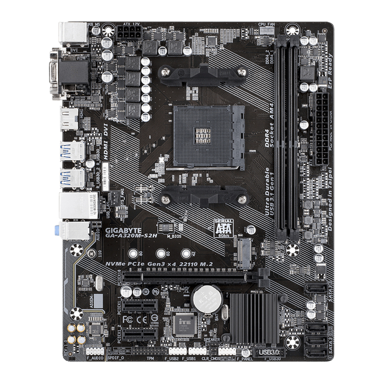 Gigabyte GA-A320M-S2H user manual