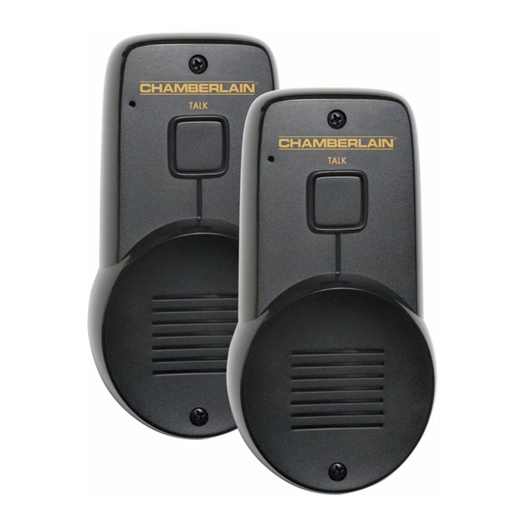 Chamberlain WIRELESS PORTABLE INDOOR/OUTDOOR INTERCOM... user manual