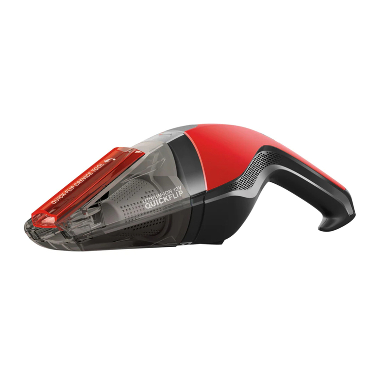 Dirt Devil Quick Flip; Express Lithium Cordless Hand... user manual