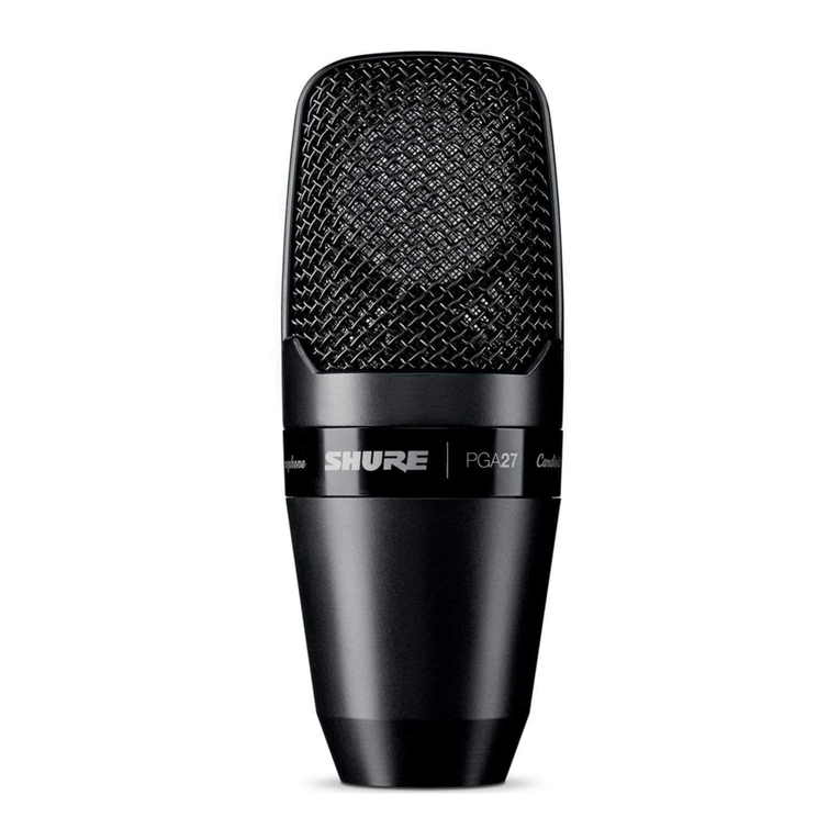 Shure PGA27 user manual