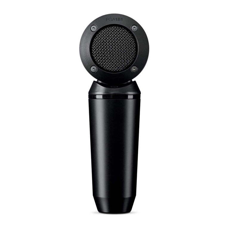 Shure PG ALTA PGA181 user manual