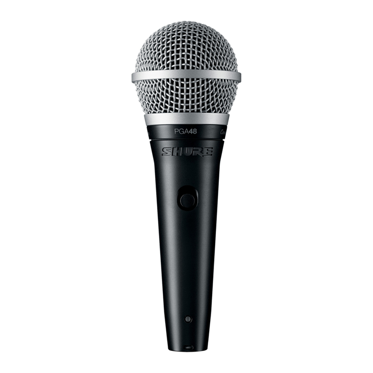 Shure PGA 48 user manual
