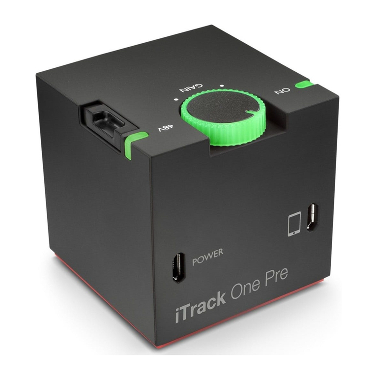 Focusrite iTrack One Pre User manual