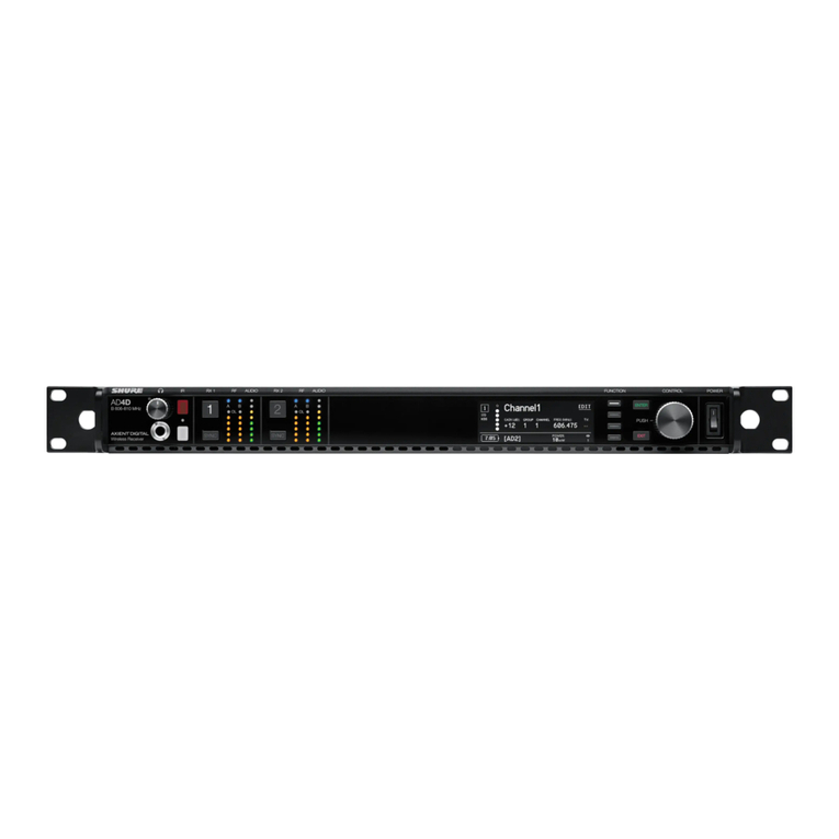 Shure AD4D Axient user manual