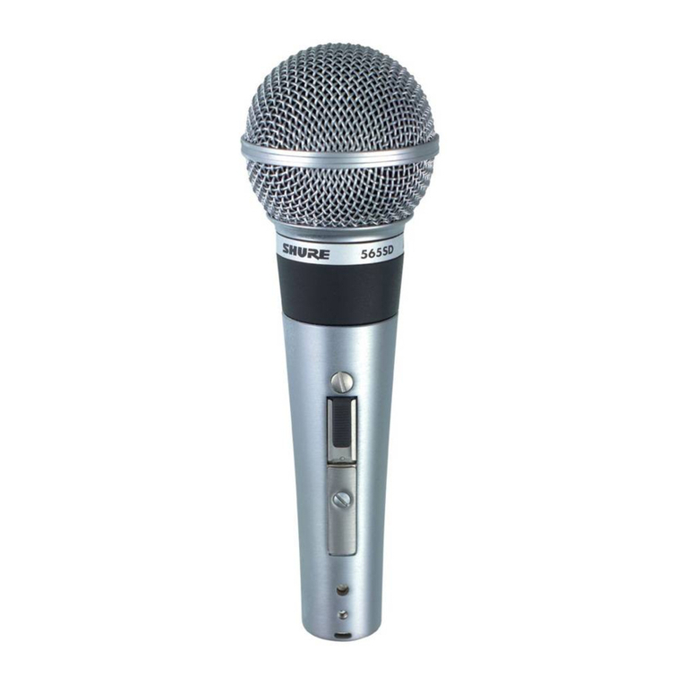 Shure UNISPHERE 565SD user manual