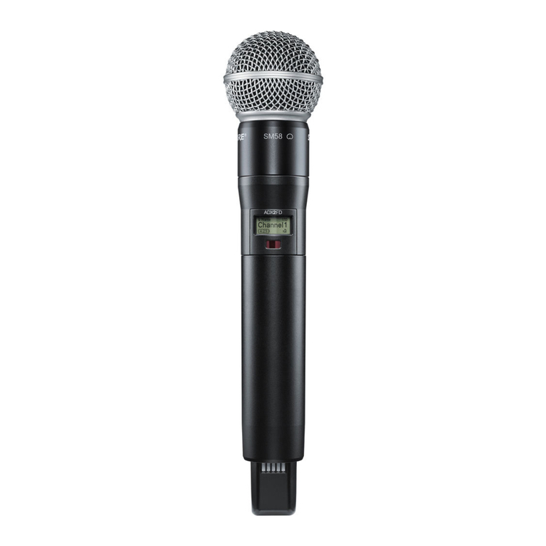 Shure AXIENT DIGITAL ADX2FD User manual