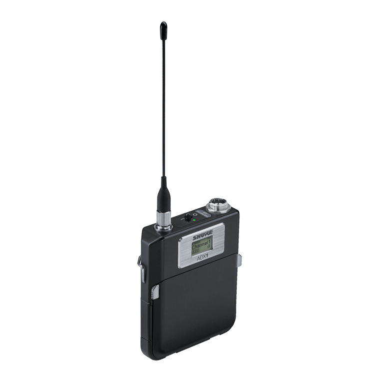 Shure Axient Digital ADX1 User manual