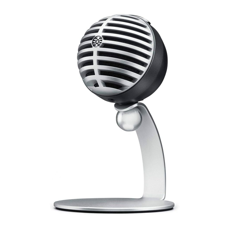 Shure MV5 User manual Shure MV5 User manual