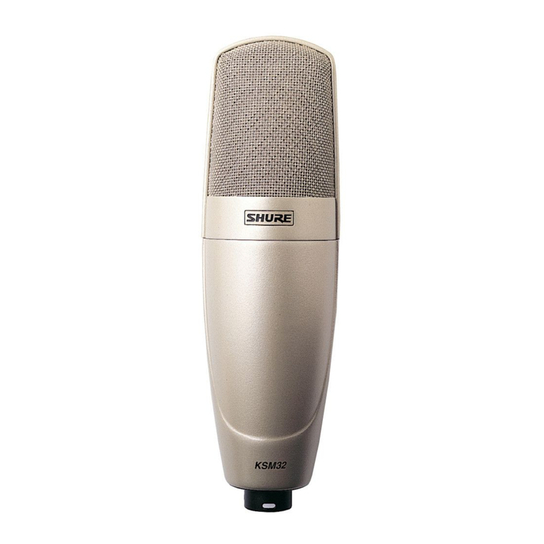 Shure KSM32 user manual