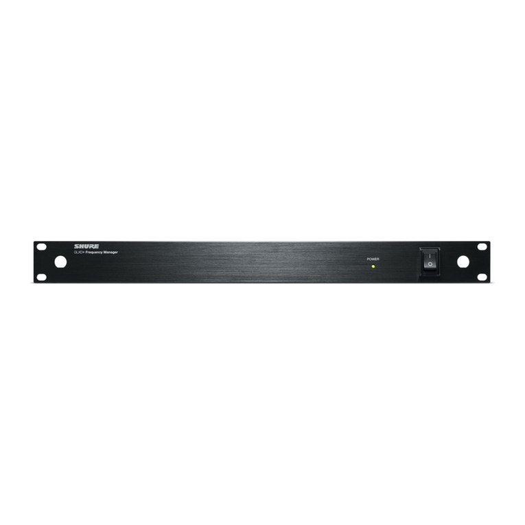 Shure GLXD+FM User manual