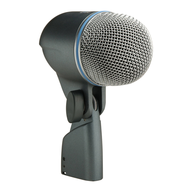 Shure BETA52A user manual