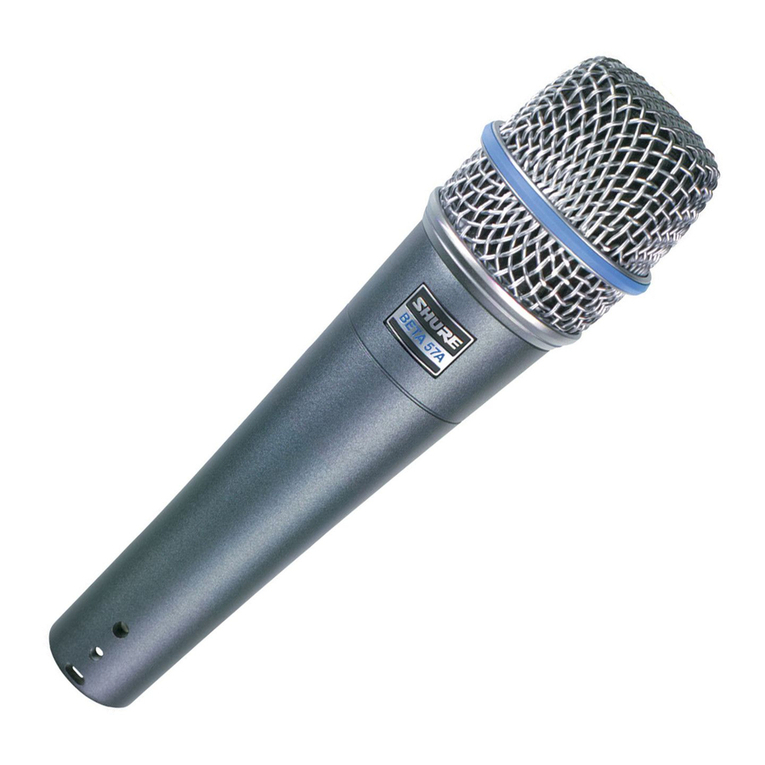 Shure BETA57A user manual
