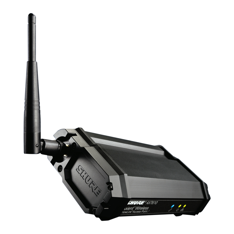 Shure AXT610 ShowLink user manual