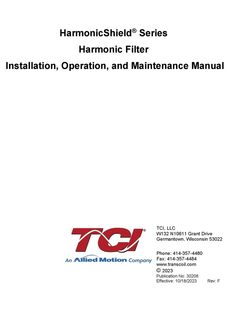 Allied Motion TCI HarmonicShield Series User manual