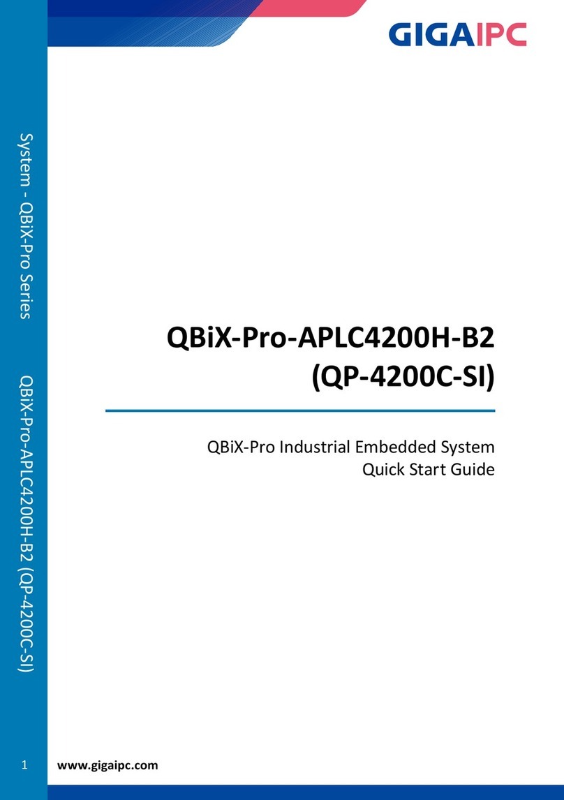 GIGAIPC QBiX-Pro-APLC4200H-B2 User manual