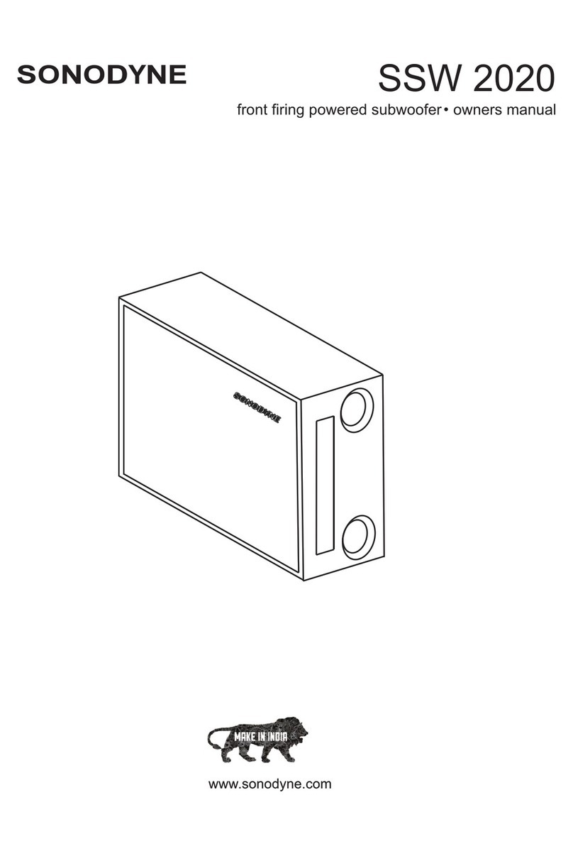 Sonodyne SSW 2020 owner's manual