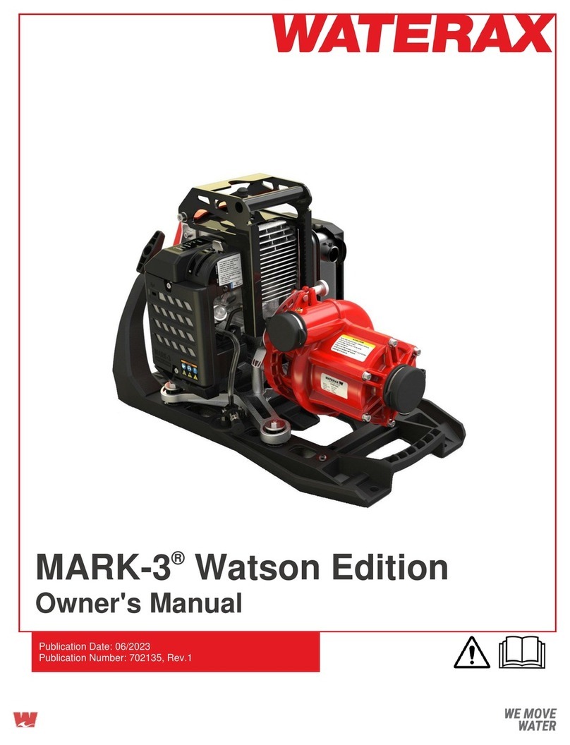 Waterax MARK-3 owner's manual