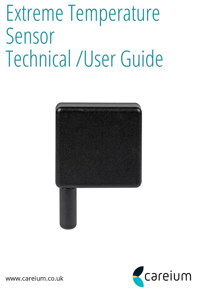 careium Extreme Temperature Sensor user guide