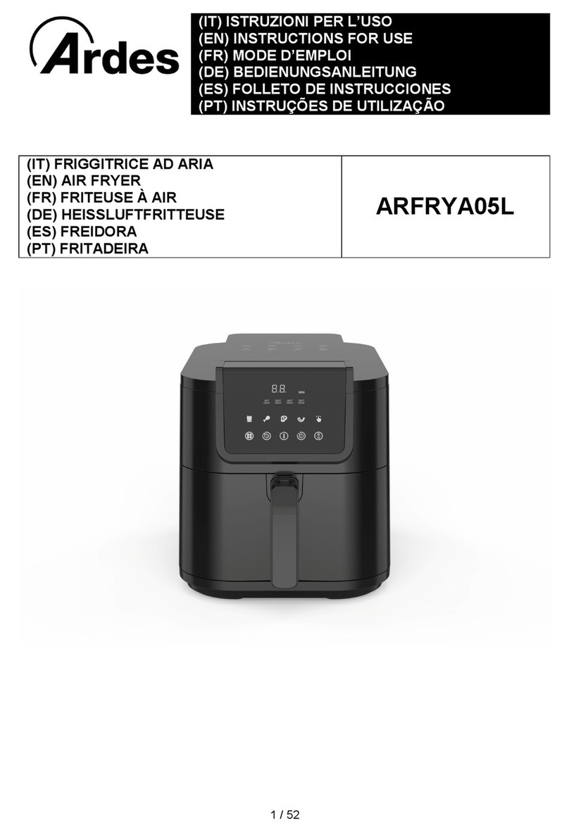 ARDES ARFRYA05L Instructions for use