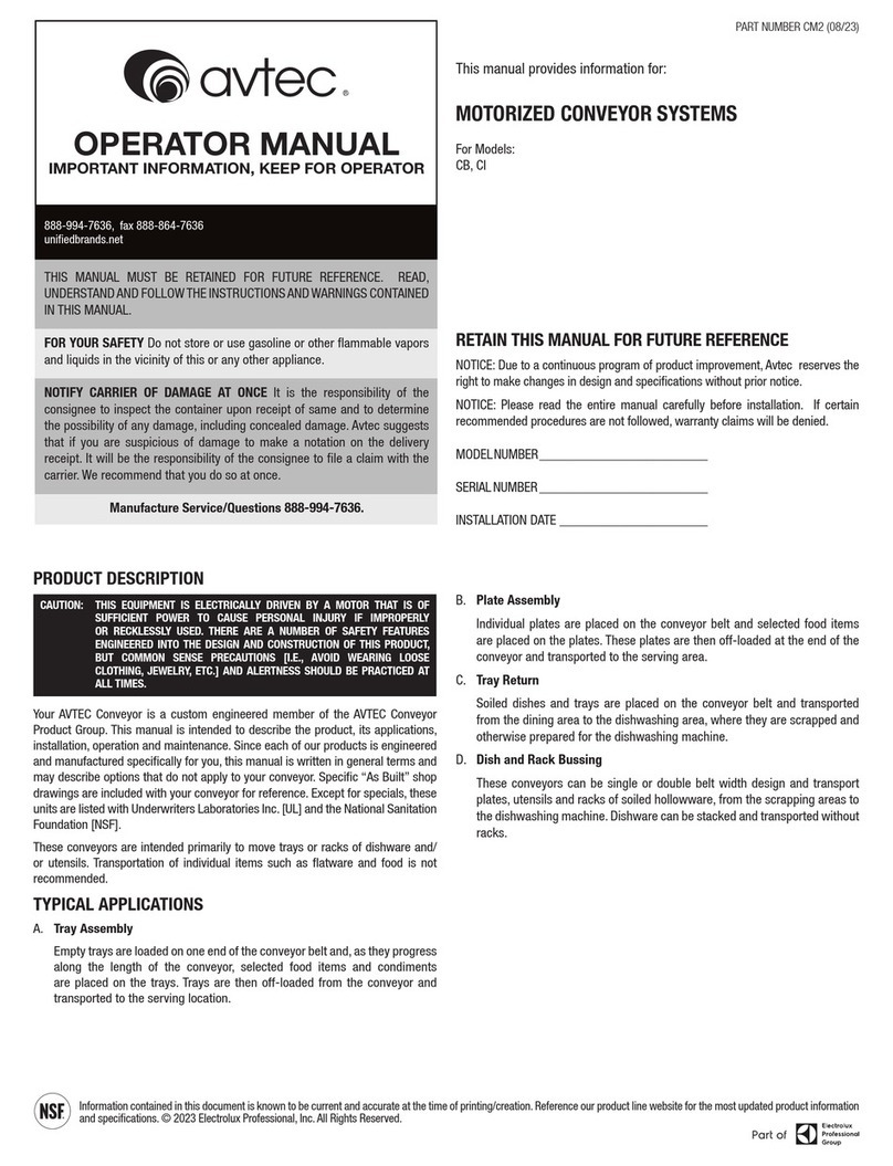 Electrolux avtec CB Operator's manual