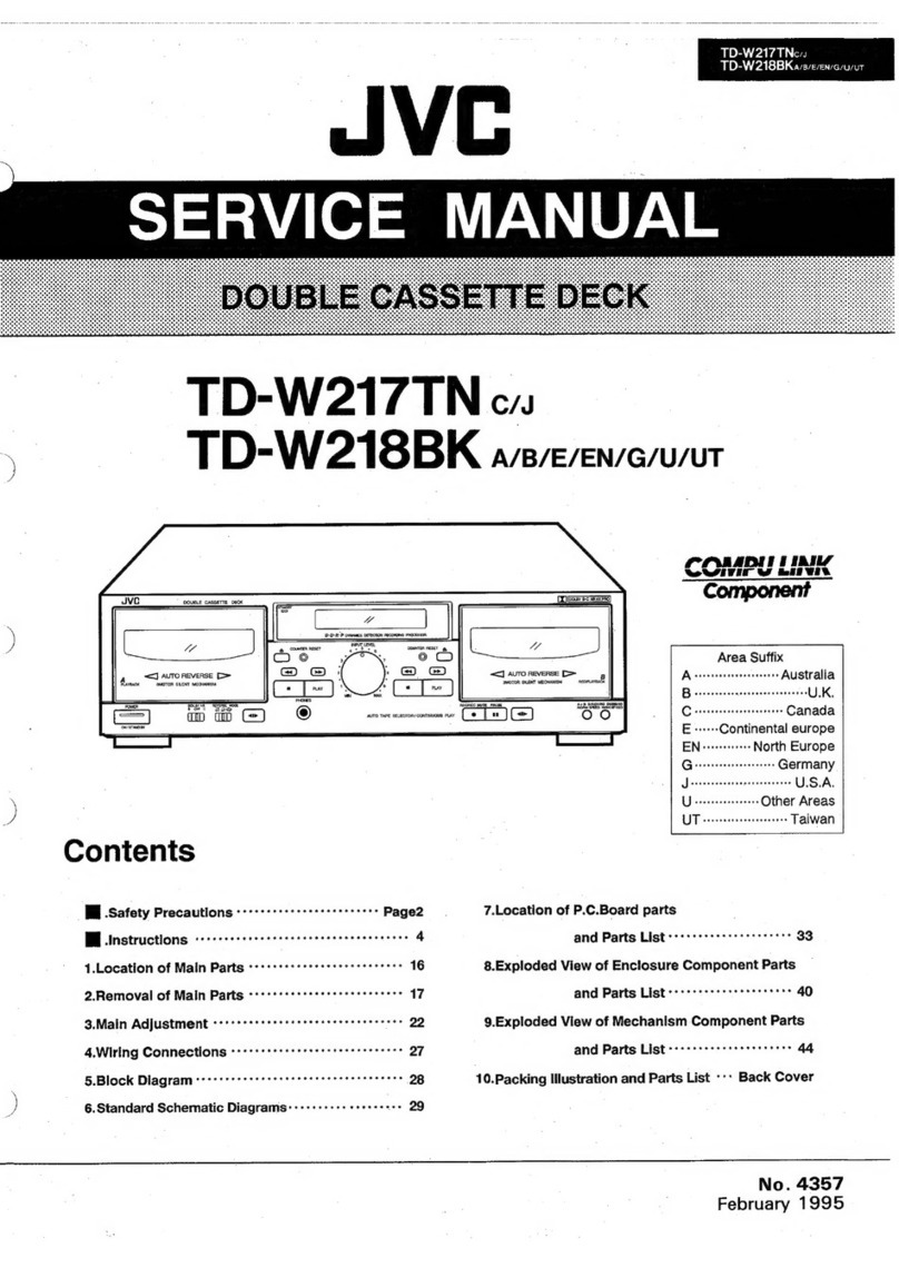 JVC TD-W217TNC User manual