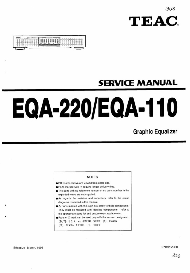 Teac EQA-220 Service manual