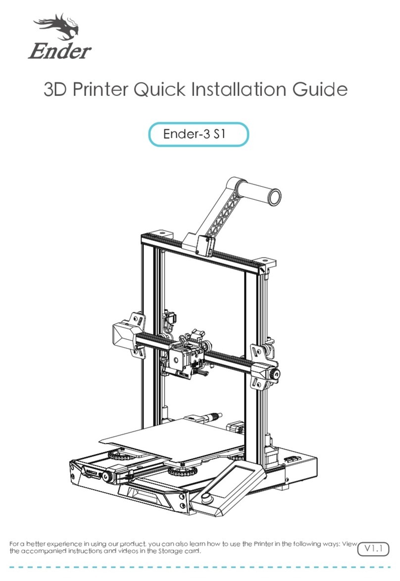 Ender 3 S1 Quick installation guide