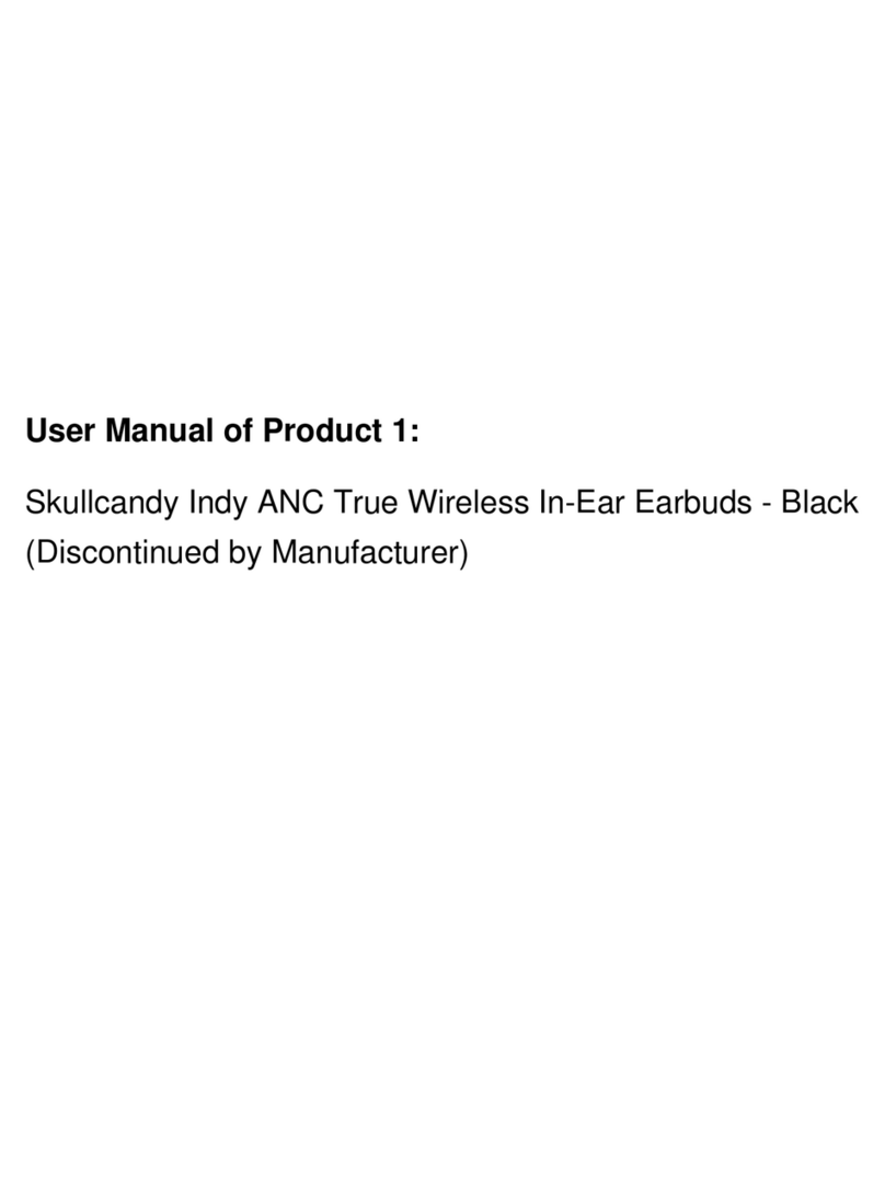 Skullcandy Indy ANC User manual