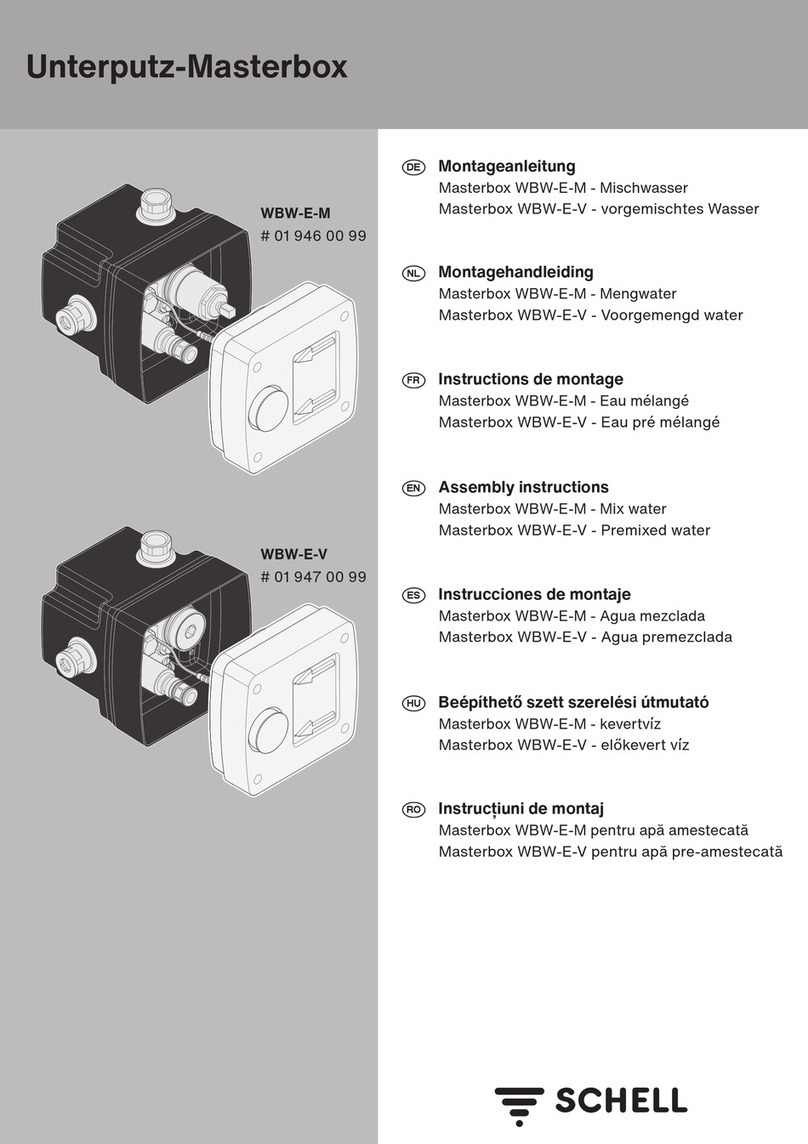 Schell Masterbox WBW-E-M User manual
