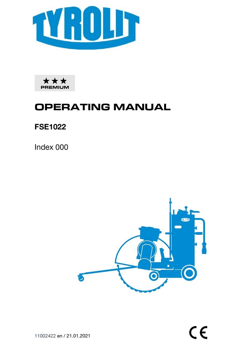 TYROLIT Hydrostress FSE1022 operating manual