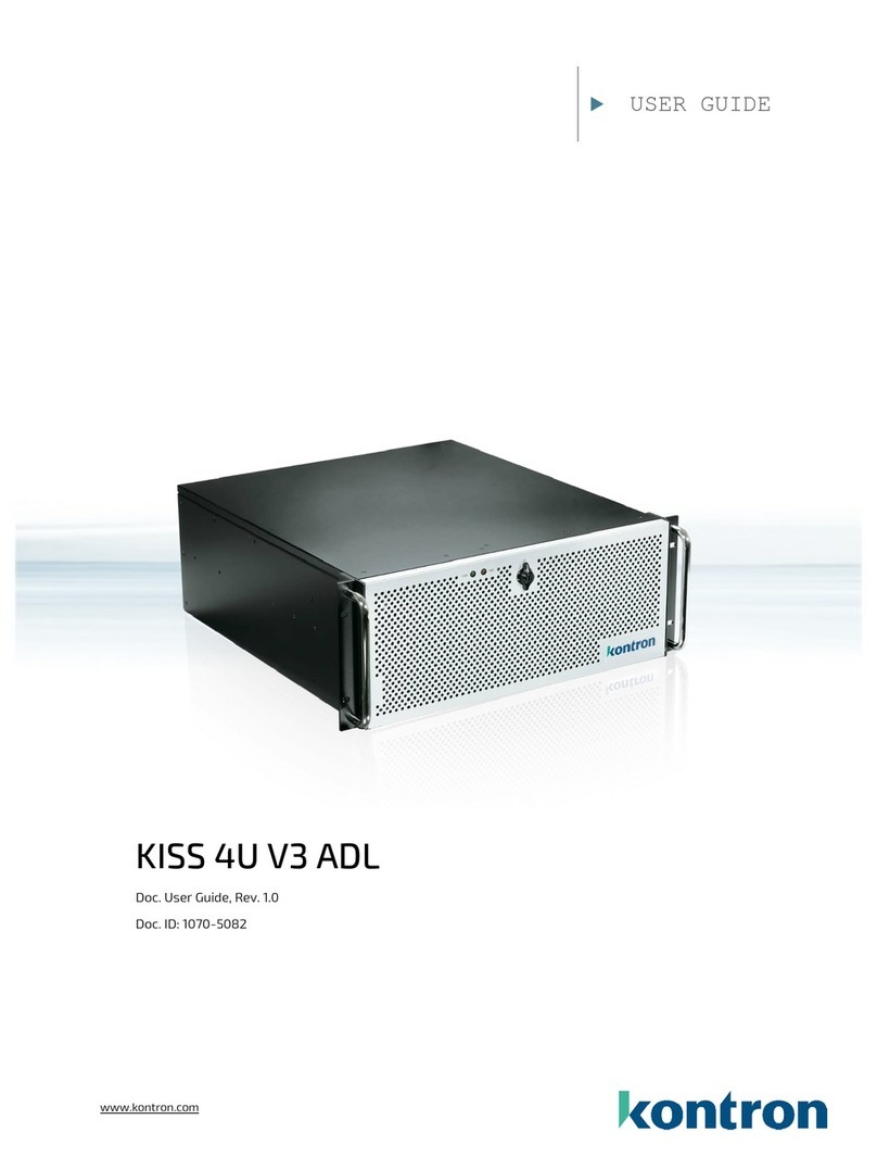 Kontron KISS 4U V3 User manual