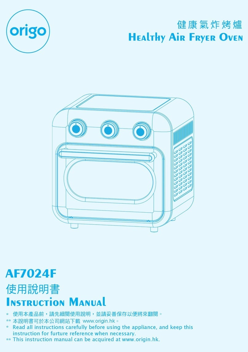 ORIGO AF7024F instruction manual