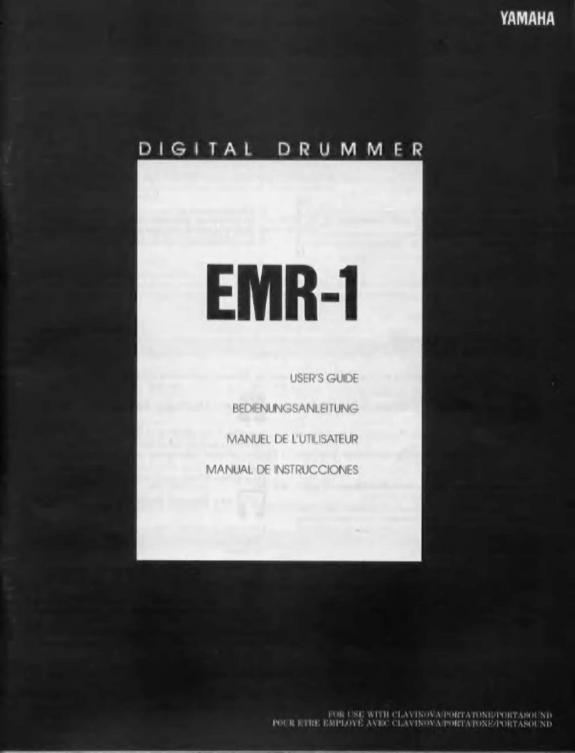 Yamaha EMR-1 User manual Yamaha EMR-1 User manual