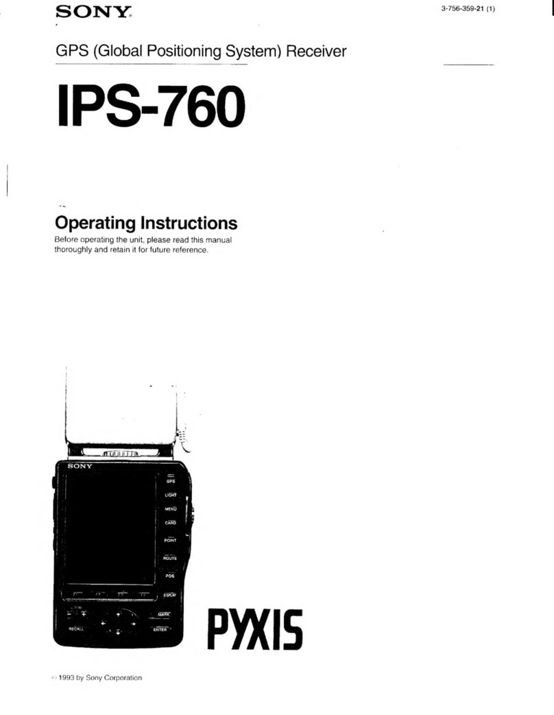 Sony PYXIS IPS-760 operating instructions