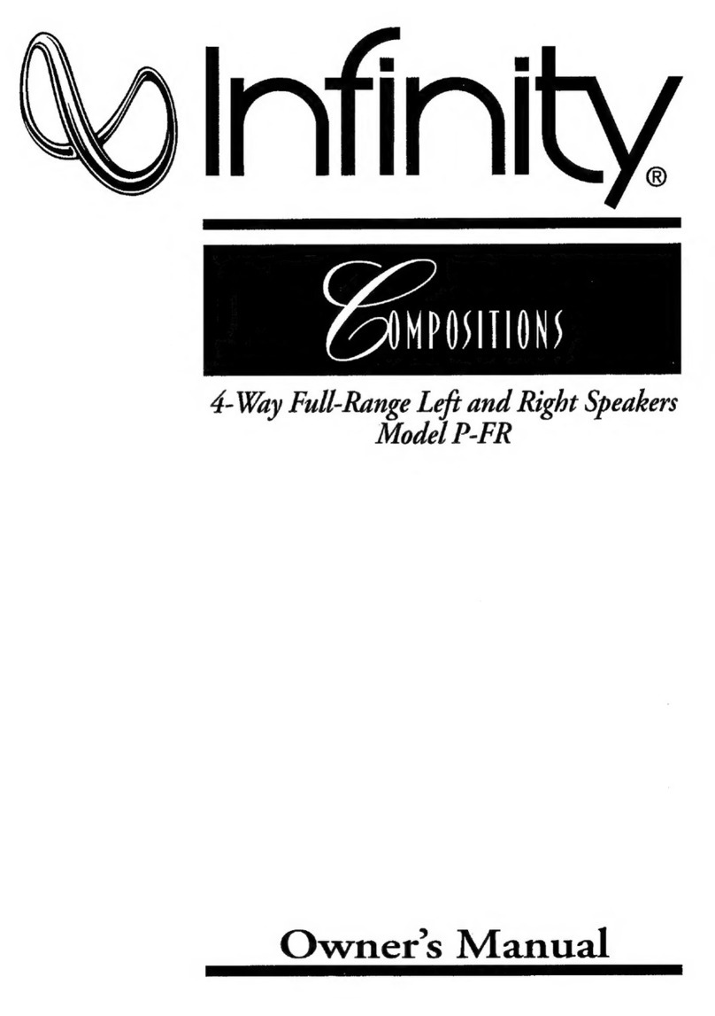 Infinity COMPOSITIONS P-FR User manual