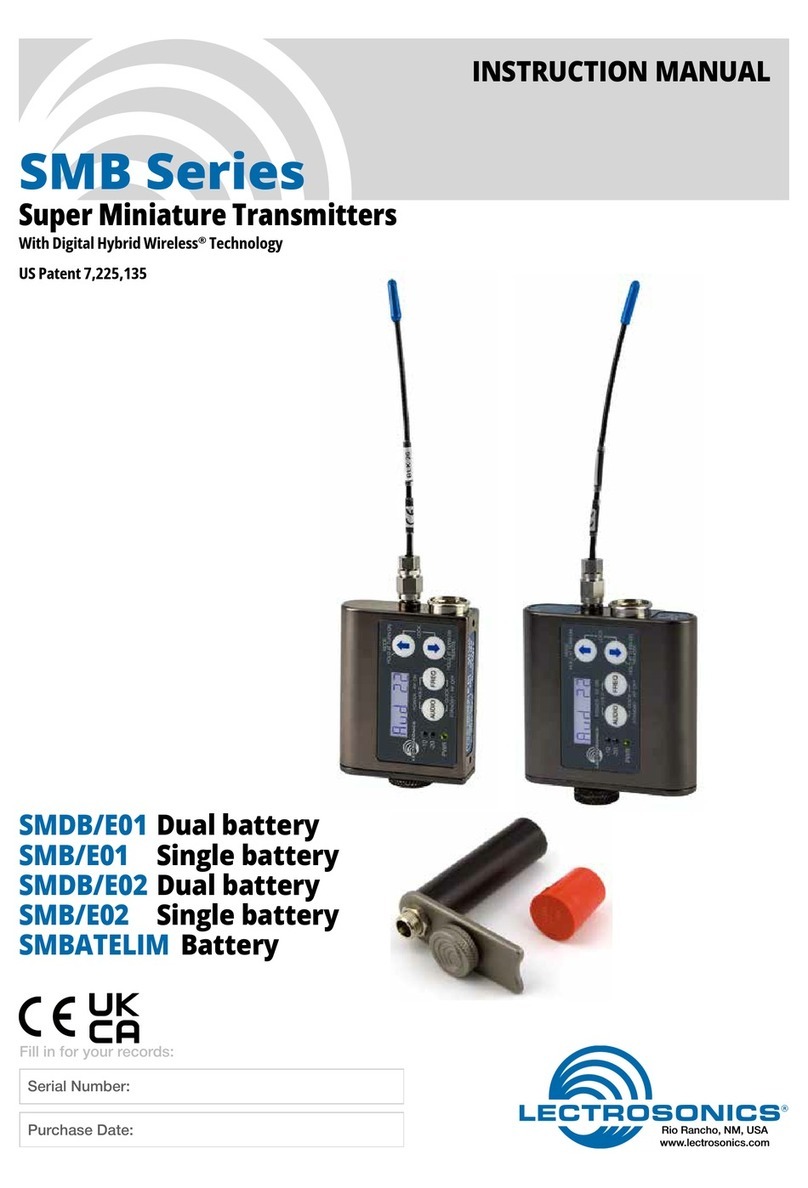 Lectrosonics SMB Series User manual