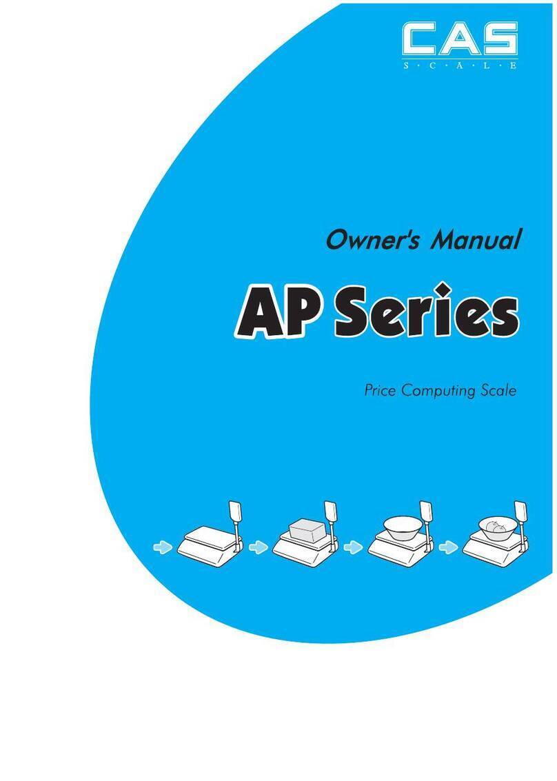CAS Scale AP Series owner's manual