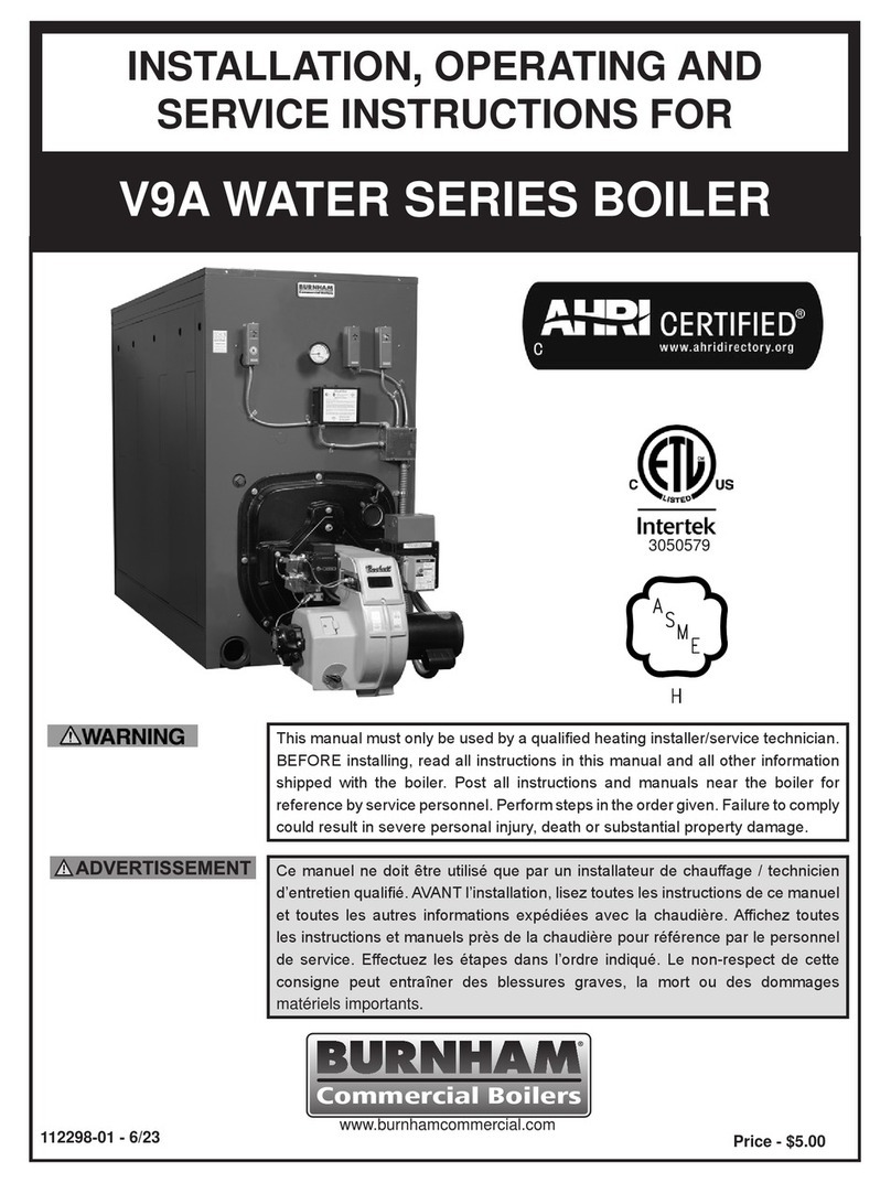 Burnham V9A Series Service manual Burnham V9A Series Service manual