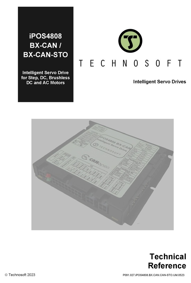 Technosoft iPOS4808 BX-CAN Use and care manual
