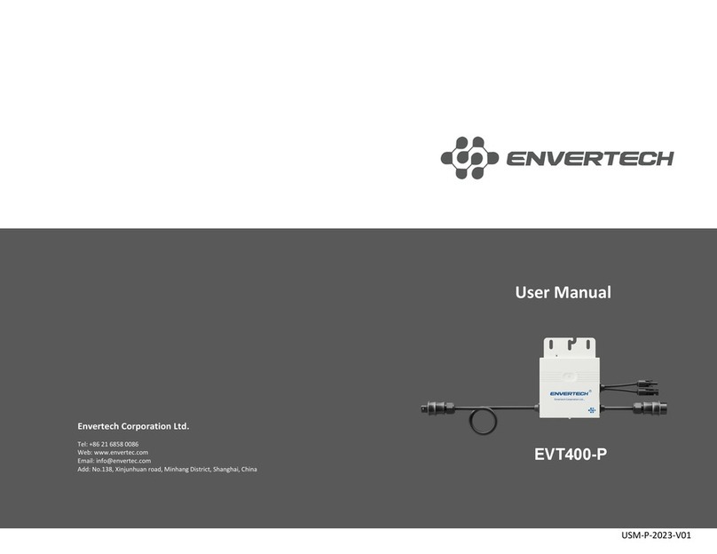 Envertech EVT400-P user manual
