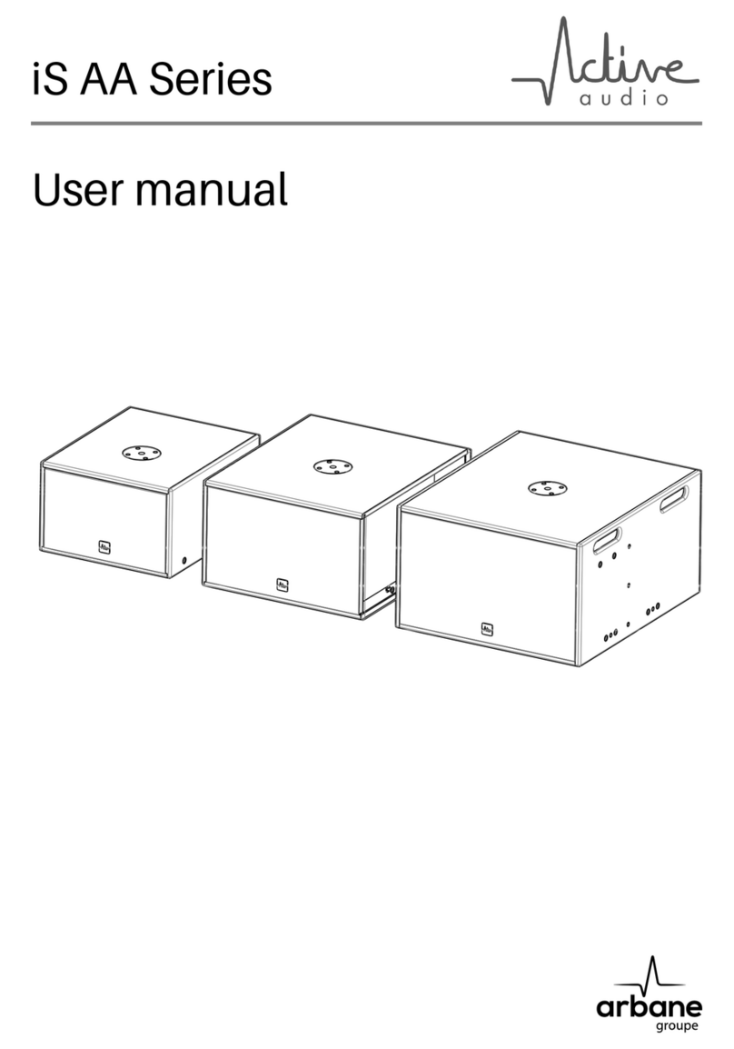 arbane Active Audio iS AA Series user manual