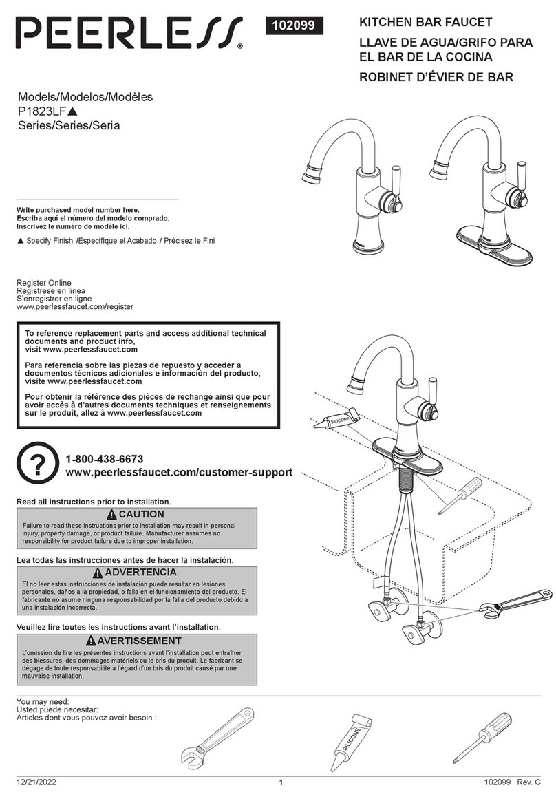 PEERLESS P1823LF Series manual