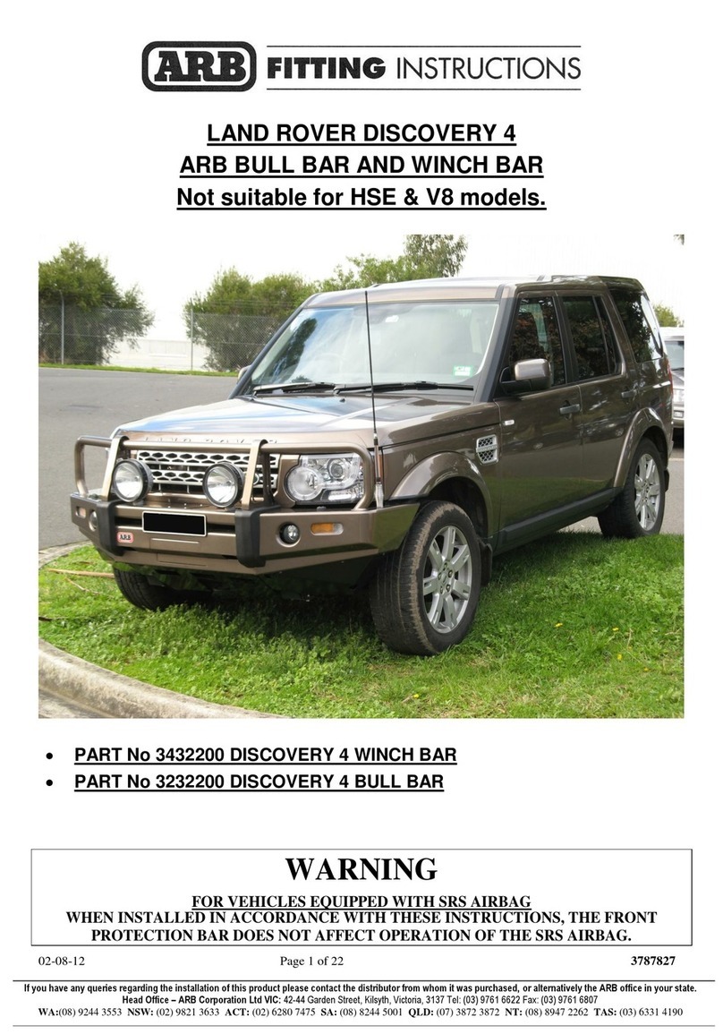 ARB 3432200 Fitting instructions