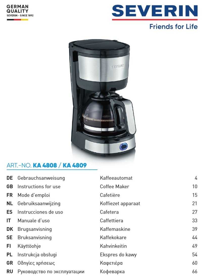 SEVERIN KA 4809 User manual
