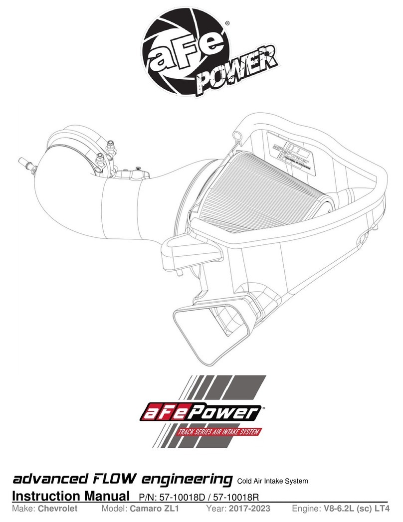 aFe Power 57-10018D User manual aFe Power 57-10018D User manual