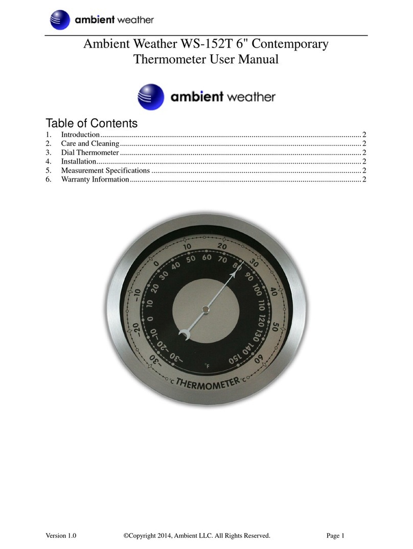 Ambient Weather WS-152T user manual