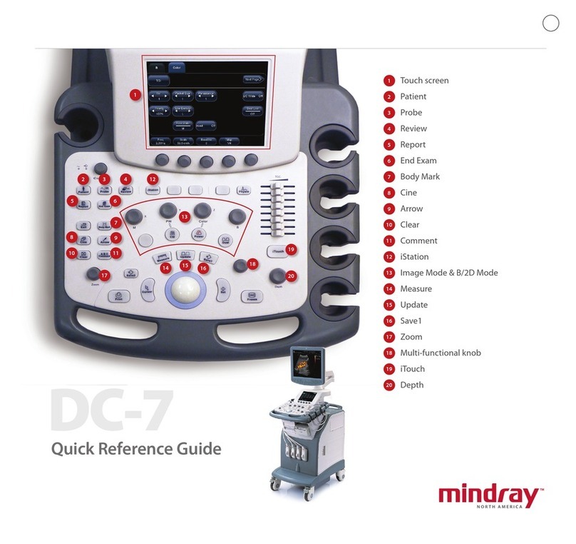 Mindray DC-7 Quick reference guide Mindray DC-7 Quick reference guide